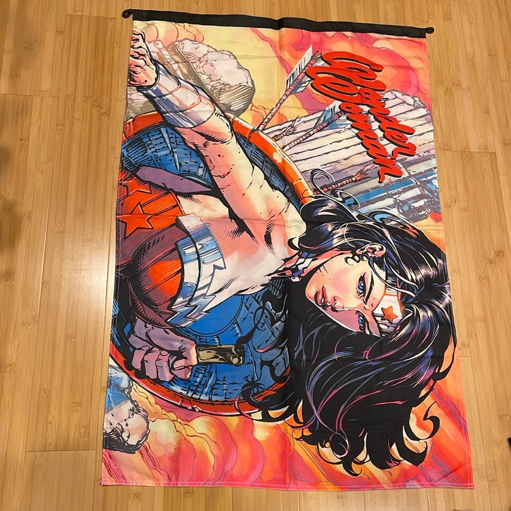 Wonder Woman flag cape